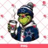 Grinchmas Dallas Cowboys PNG, Grinch Coffee NFL Football PNG