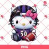 Hello Kitty Football Ravens Player PNG, NFL Kitty Baltimore Ravens PNG