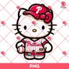Hello Kitty Philadelphia Phillies MLB Player PNG, Baseball Phillies Hello Kitty PNG