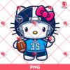 Hello Kitty Tennessee Titans Player PNG, NFL Football Hello Kitty PNG