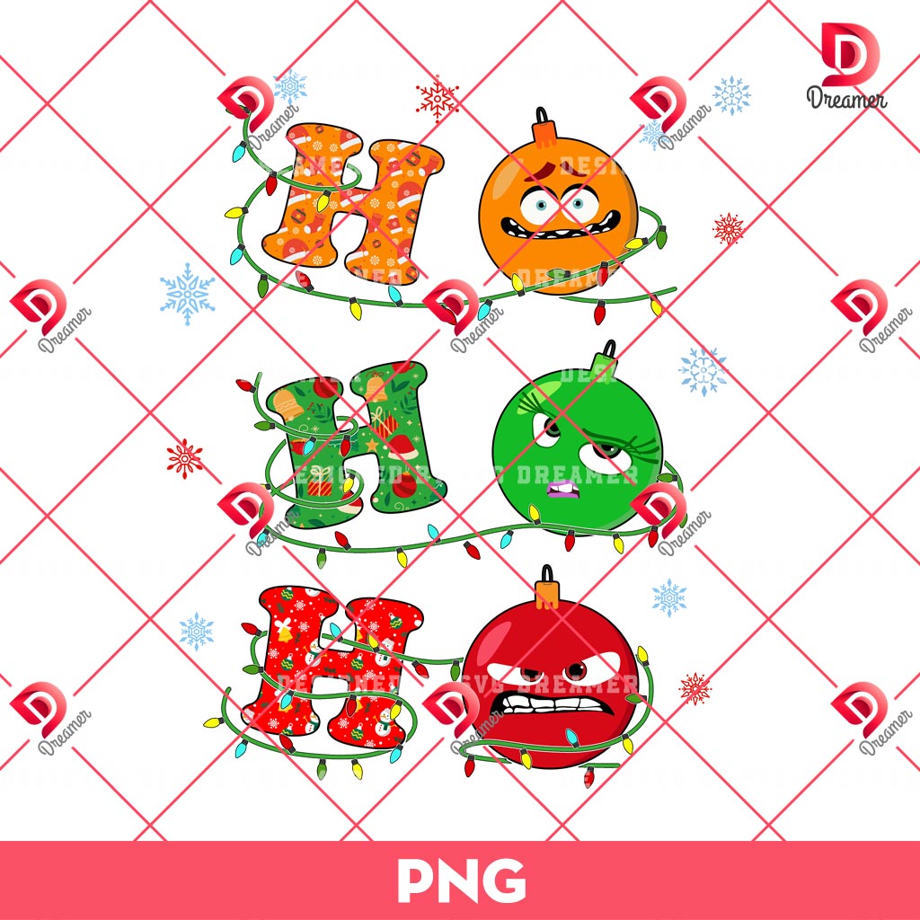 Ho Ho Ho Inside Out PNG, Merry Christmas Santa Inside Out PNG