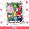 Inside Out Merry Christmas 2024 PNG, Inside Out Cartoon Characters PNG