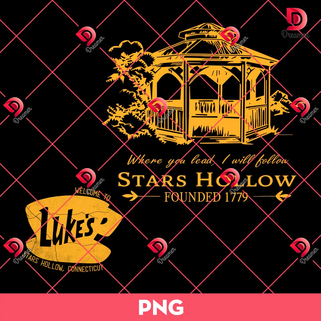 Luke's Where You Lead I Will Follow Stars Hollow PNG