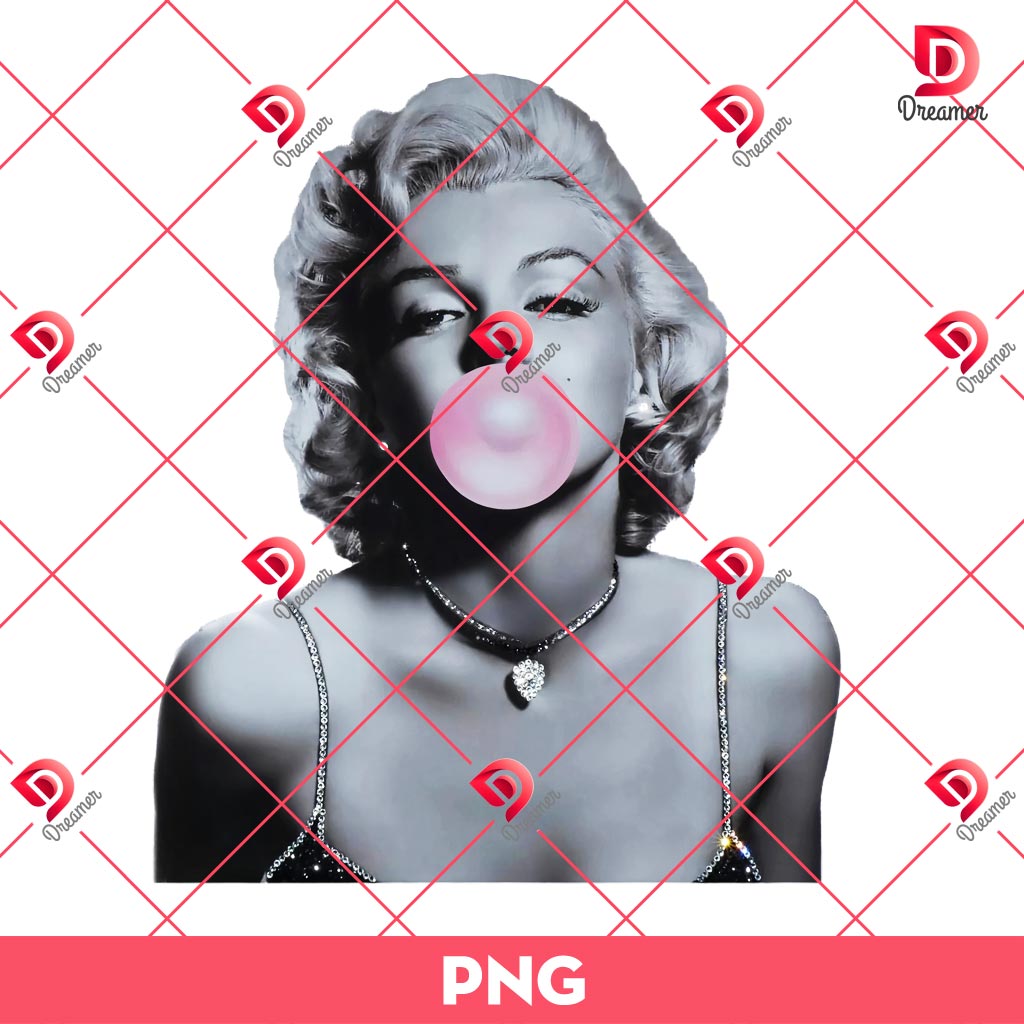 Marilyn Monroe Bubble Gum PNG