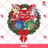 Merry Christmas Inside Out 2 Movie PNG, Inside Out Character Christmas PNG