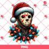 Merry Christmas Jason Voorhees Killer PNG, Horror Characters Christmas PNG