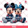 Mickey And Minnie Winnipeg Jets PNG, Disney Friends Hockey NHL PNG