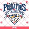 Nashville Predators EST 1998 PNG, Nashville Predators Hockey Team PNG