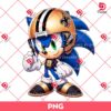 New Orleans Saints Sonic PNG, NFL Football Sport Sonic PNG