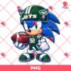 New York Jets Sonic NFL PNG, NFL Football Sonic NY Jets Team PNG