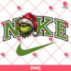 Nike Grinchmas PNG, Grinch Merry Christmas PNG, Christmas Lights Grinch Nike Brand PNG