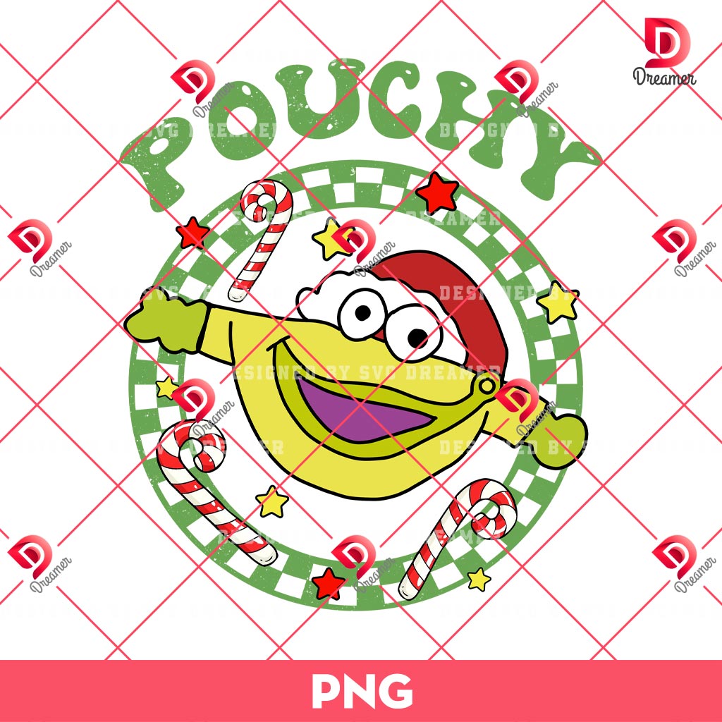 Pouchy Inside Out Christmas PNG, Inside Out 2 Cartoon Merry Christmas PNG