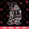 R2D2 Star Wars Christmas SVG PNG, Disney Star Wars Merry Christmas PNG SVG