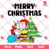Retro Charlie And Snoopy Christmas SVG PNG, Peanuts Cartoon Merry Xmas SVG PNG
