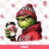San Francisco 49ers Grinchmas PNG, Grinch Coffee NFL 49ers Football PNG