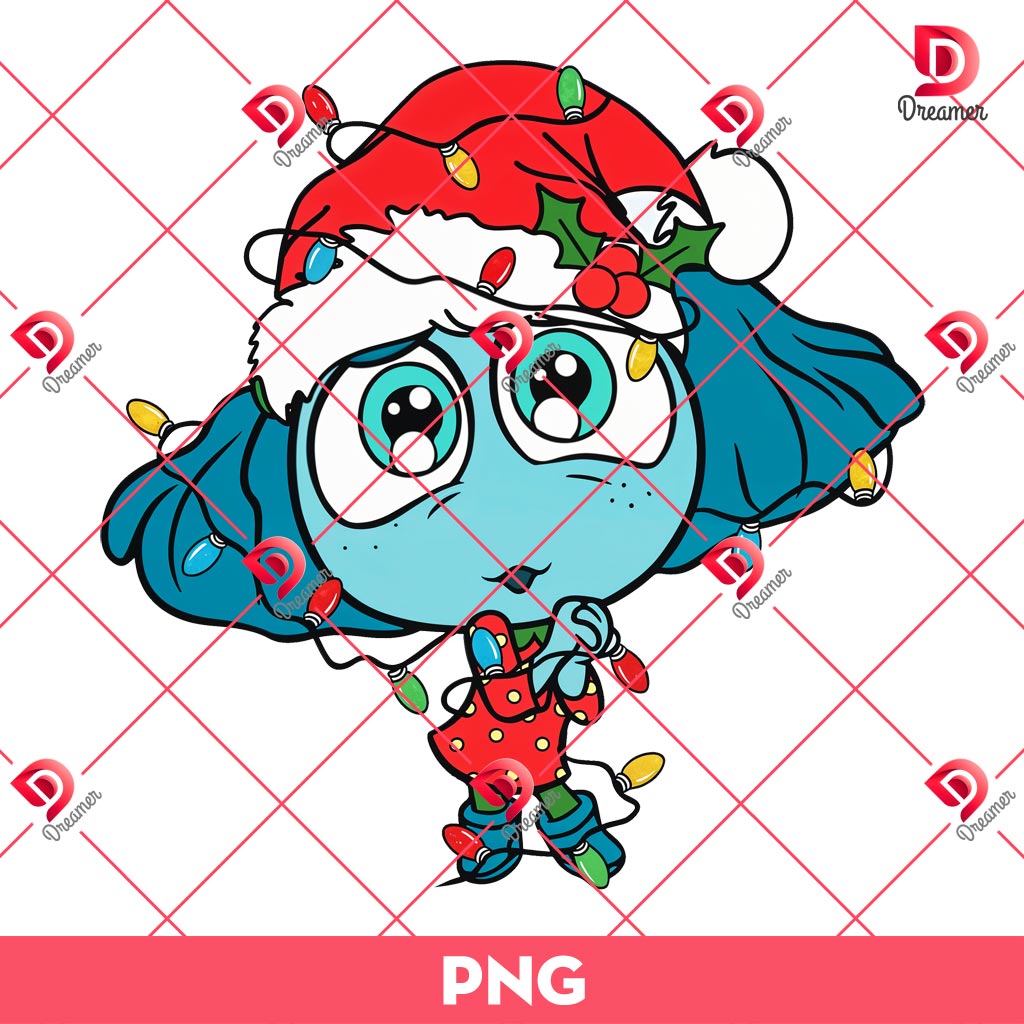 Envy Christmas PNG, Merry Christmas Inside Out Movie Cartoon PNG