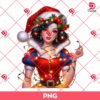 Snow White Christmas Lights PNG, Disney Princess Merry Christmas 2024 PNG