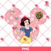 Snow White In Disney Mouse Head PNG, Disney Princess PNG