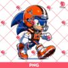 Sonic Cleveland Browns PNG, Sonic NFL Football PNG, Cleveland Browns NFL Sport PNG
