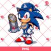 Sonic Dodgers PNG, LA Dodgers World Series Champions 2024 Sonic PNG