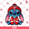 Stitch Detroit Red Wings PNG, Disney Stitch NHL Hockey Sport PNG