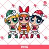 The Powerpuff Girls Merry Christmas PNG, Cartoon Christmas 2024 PNG