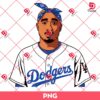 Tupac Dodgers PNG, Los Angeles Dodgers 2024 PNG, World Series Champs 2024 PNG