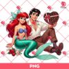 Ariel And Eric Valentines Day PNG, Disney Mermaid Couple Love PNG