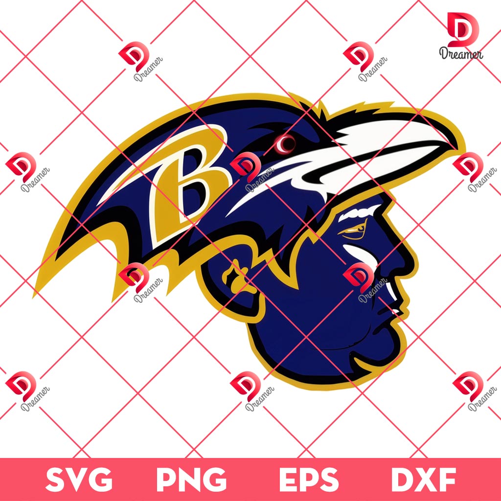Baltimore Ravens Trumps NFL Logo SVG PNG, Donald Trump Ravens Football SVG PNG