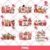 Bundle Coffee Christmas 2 PNG, Xmas Coffee PNG