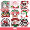 Bundle Merry Christmas Santa Claus PNG, Santa Claus Xmas Bundle PNG