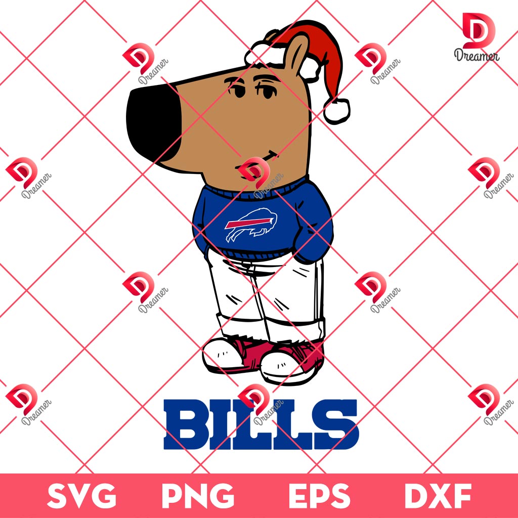 Chill Guy NFL Buffalo Bills SVG PNG, Im Just A Chill Guy Football Bills Team Christmas SVG PNG