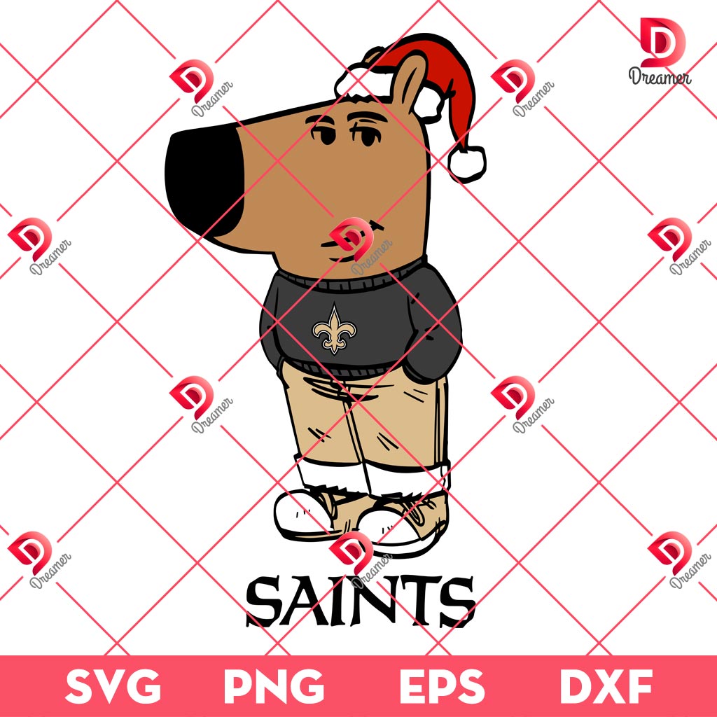 Chill Guy NFL New Orleans Saints SVG PNG, Im Just A Chill Guy Football Saints Team Christmas SVG PNG