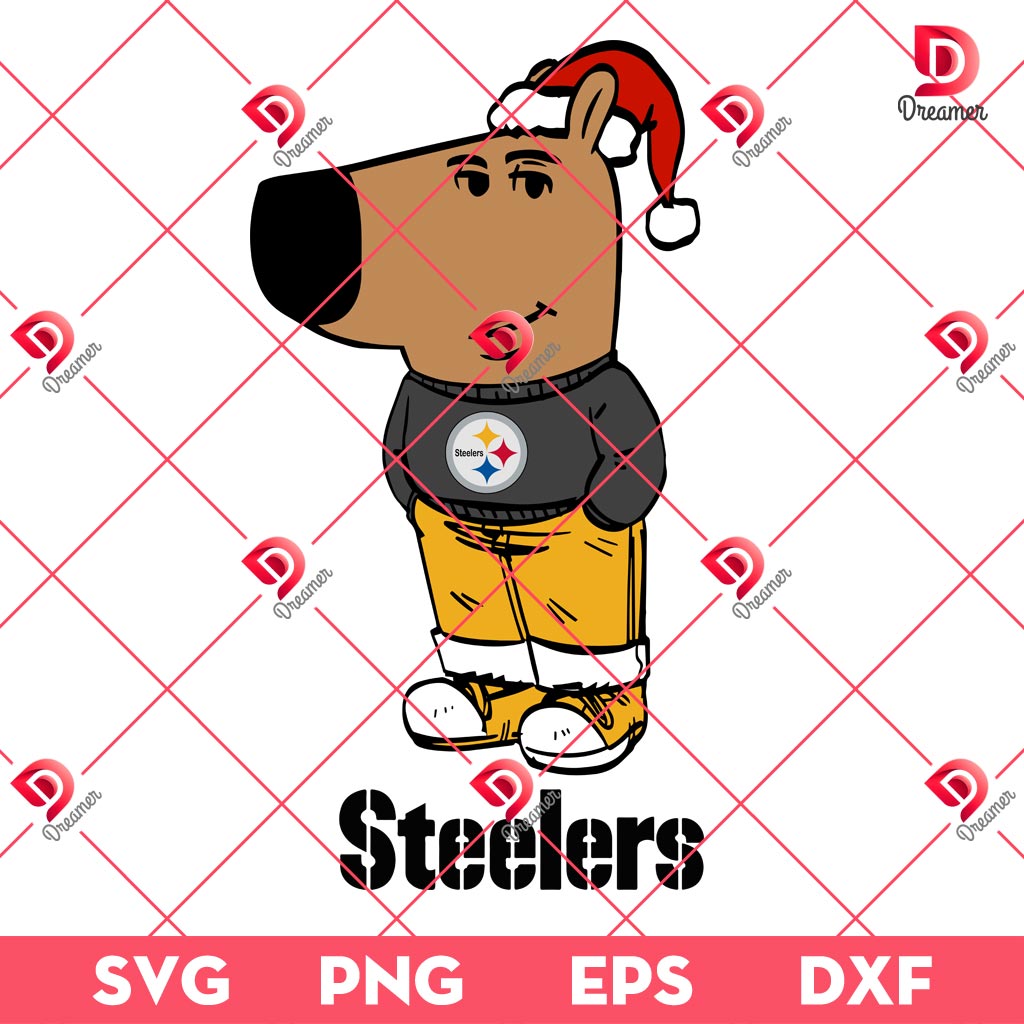 Chill Guy NFL Pittsburgh Steelers SVG PNG, Im Just A Chill Guy Football Steelers Team Christmas SVG PNG