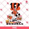 Cincinnati Bengals Disney Friends PNG, NFL Football Mickey Mouse And Friends PNG