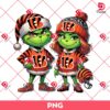 Couple Grinch NFL Cincinnati Bengals PNG, Cute Grinchmas Bengals Football PNG