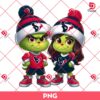 Cute Grinchmas Houston Texans PNG, Couple Grinch NFL Football PNG