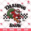 Dashing Through The Snow Santa Claus SVG PNG, Retro Santa Merry Christmas SVG PNG