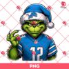 Detroit Lions Football Grinch PNG, Grinch NFL Lions Player PNG