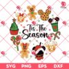 Disney Christmas Tis The Season SVG PNG, Disney Friends Christmas SVG PNG