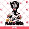 Disney Friends Raiders PNG, Las Vegas Raiders Football Mickey Friends PNG