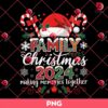 Family Christmas 2024 PNG, Making Memories Together PNG
