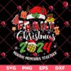 Family Christmas Making Memories Together SVG PNG, Family Christmas 2024 SVG PNG EPS DXF