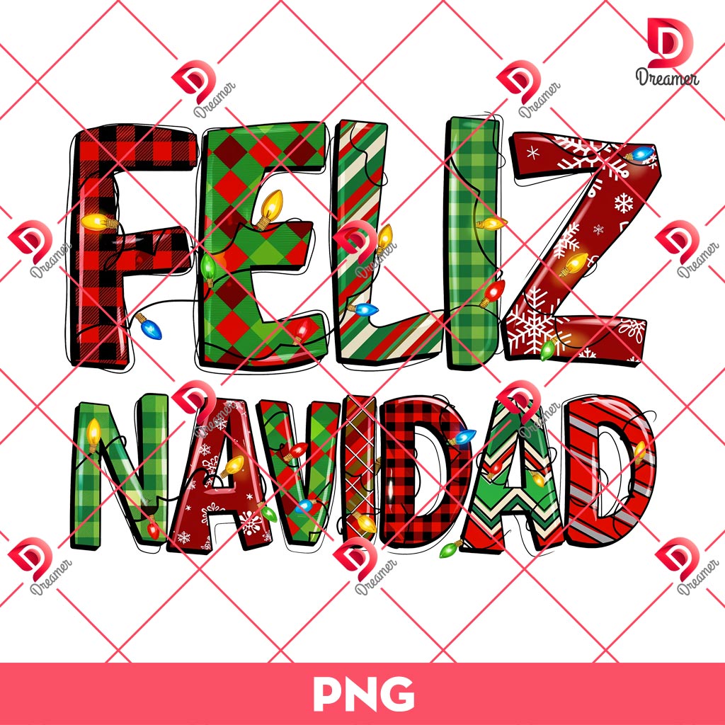 Feliz Navidad PNG, Spanish Christmas PNG, Merry Christmas PNG