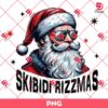 Funny Rizzler Santa Claus PNG, Skibidi Rizzmas PNG, Merry Rizzmas Sigmas PNG