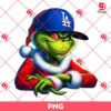 Grinch Christmas LA Dodgers PNG, Grinchmas Baseball Dodgers PNG