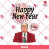 Happy New Year 2025 Trump PNG