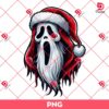 Horror Santa Ghostface PNG, Santa Ghostface Christmas PNG, Horror Character Xmas PNG
