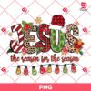 Jesus The Reason For The Season PNG, Christmas Design PNG