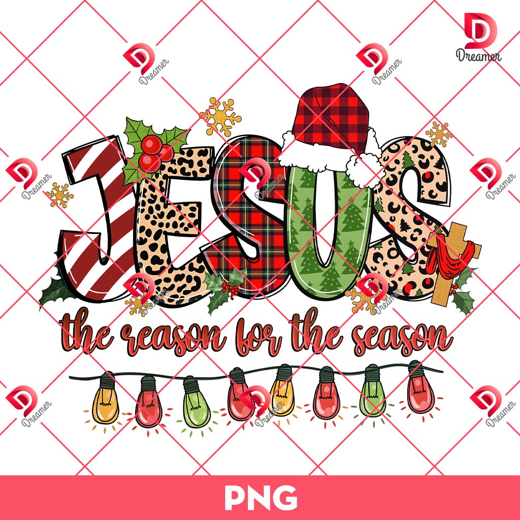 Jesus The Reason For The Season PNG, Christmas Design PNG